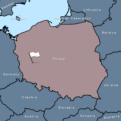 Mapa ptačí chřipka Polsko