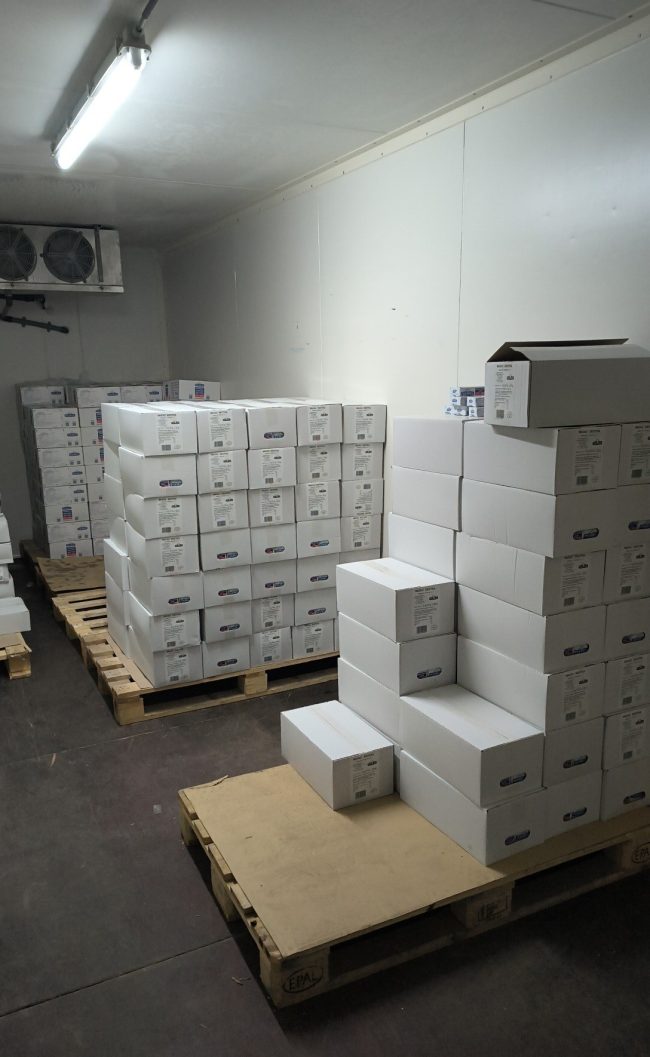 Nelegálně skladované potraviny