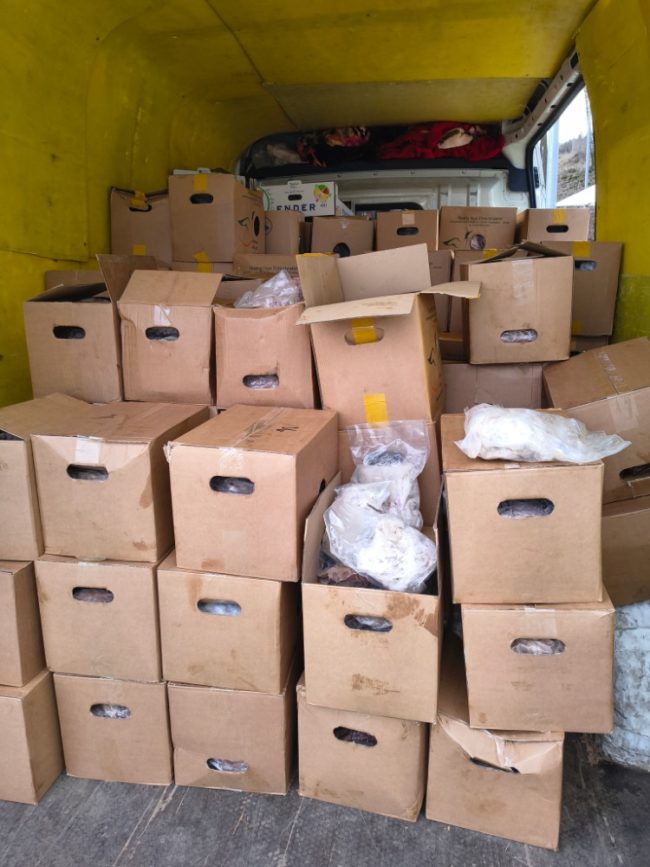 kachní maso ve vozidle