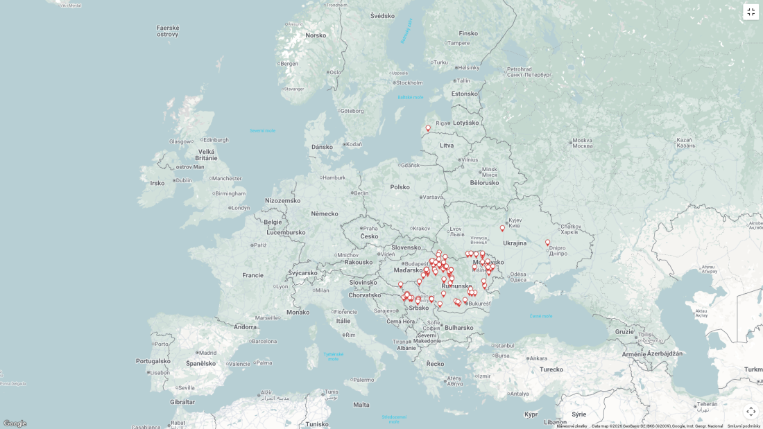 mapa č. 1 AMP u domácích prasat k 30.3.2026
