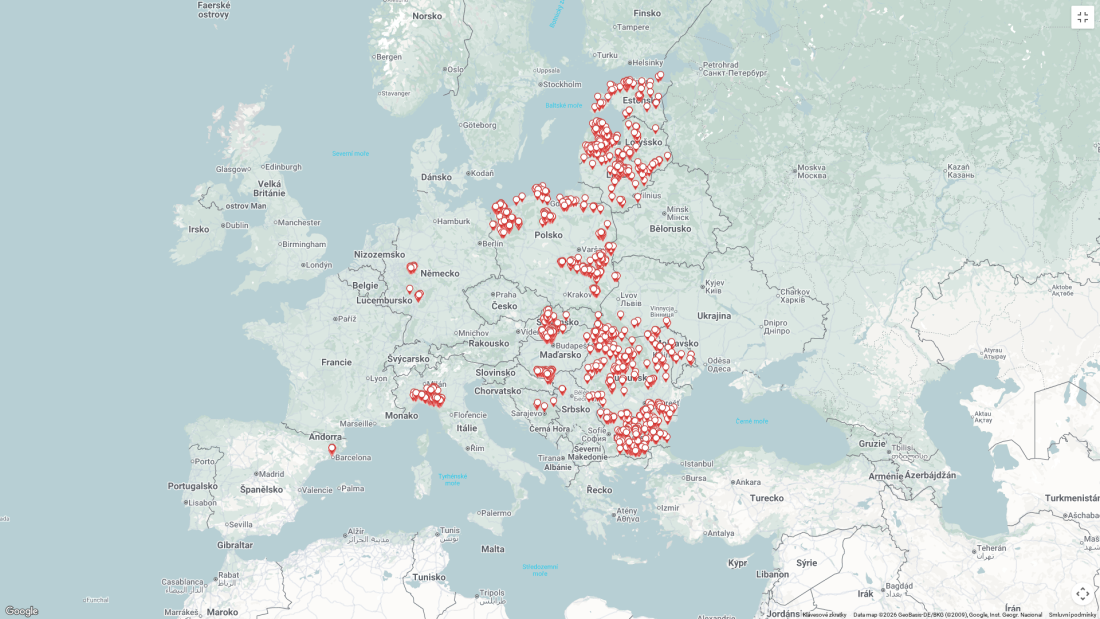 mapa č. 2 AMP u prasat divokých k 30.3.2026
